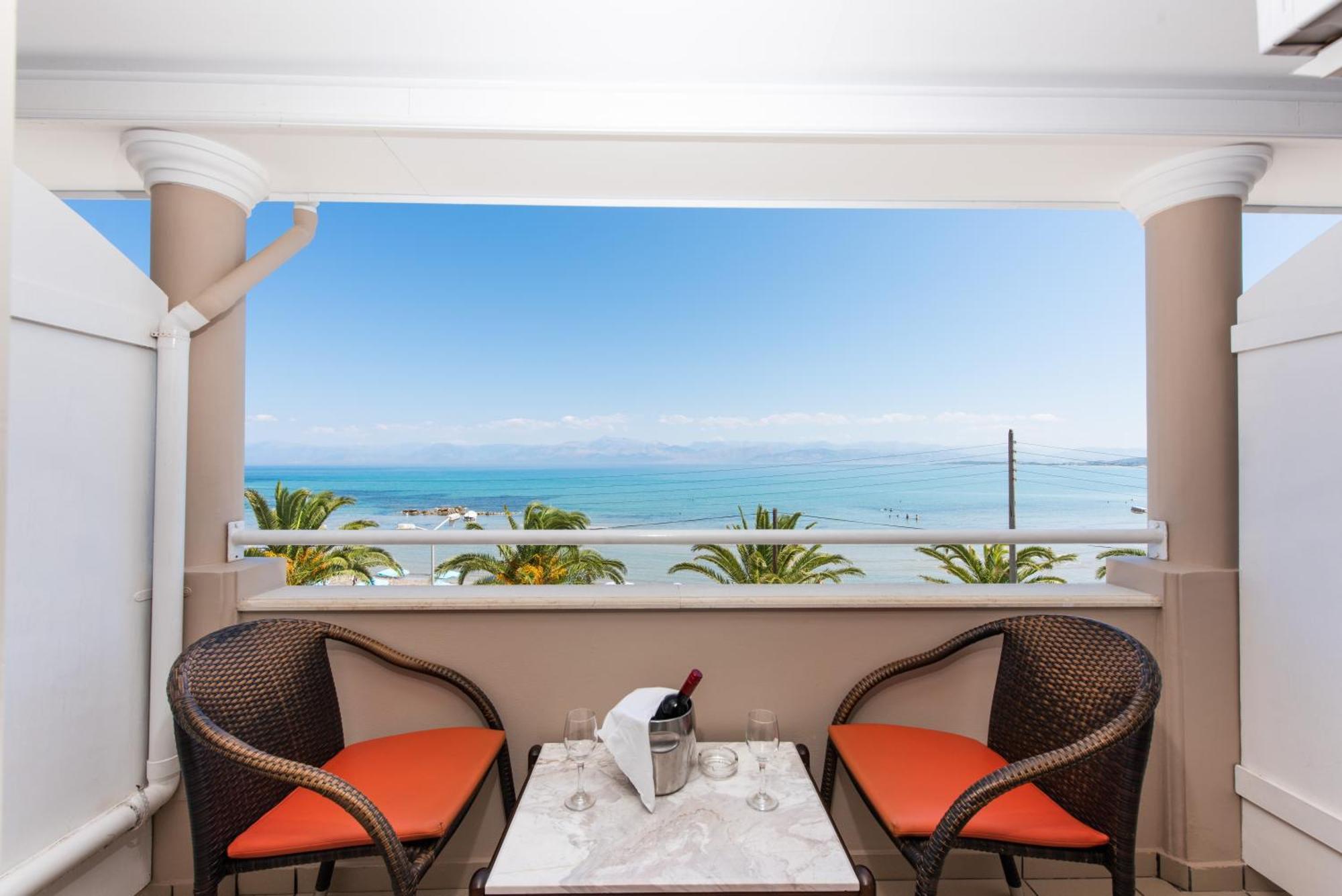 Aphrodite Beach Hotel Corfu Róda Kültér fotó