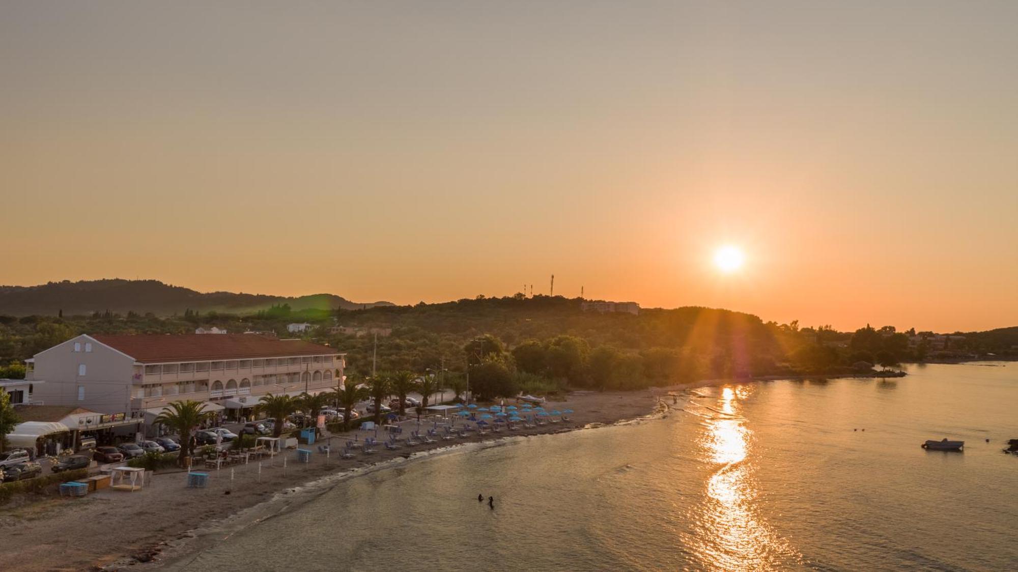Aphrodite Beach Hotel Corfu Róda Kültér fotó