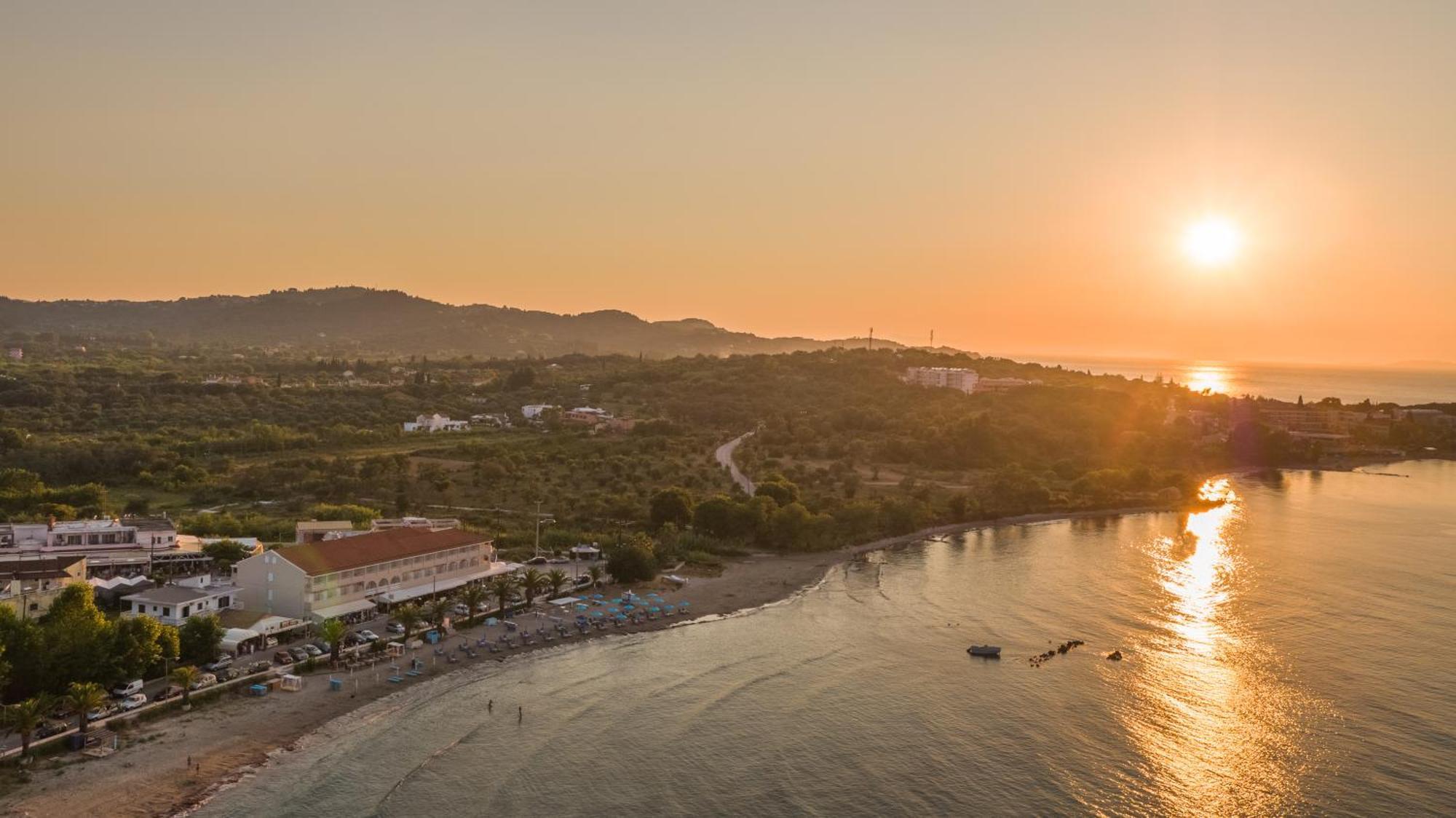 Aphrodite Beach Hotel Corfu Róda Kültér fotó