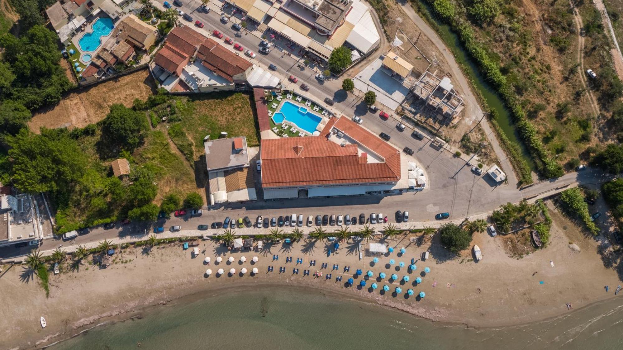 Aphrodite Beach Hotel Corfu Róda Kültér fotó